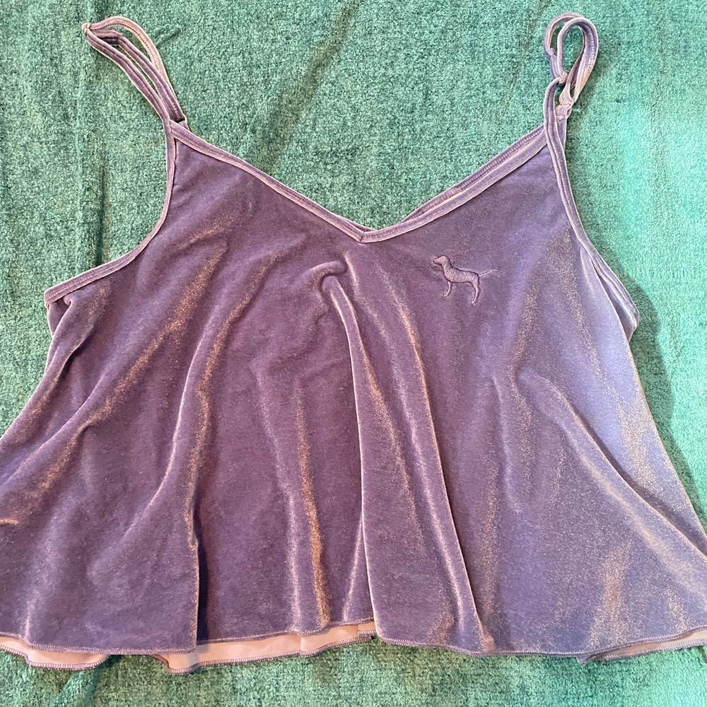 PINK Velvet Crop Top